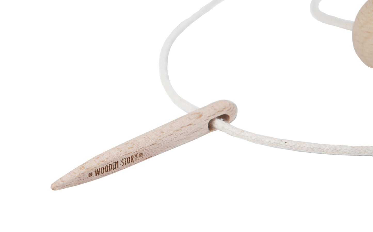 Wooden Story - Montessori Wooden Needle - Playlaan