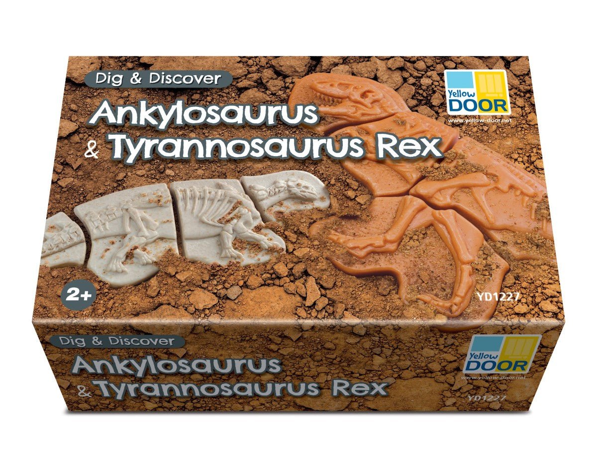Yellow Door - Dig and Discover - Ankylosaurus & Tyrannosaurus Rex - Playlaan