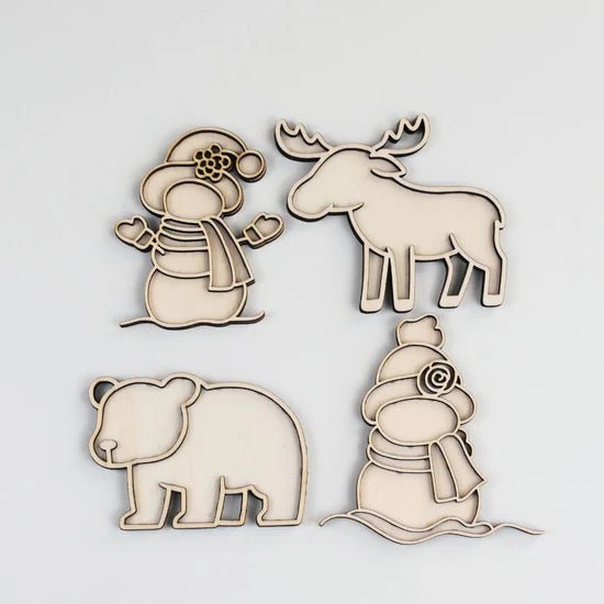 Your Little Family - Your Little Family - Houten Winter speelfiguren 4st - Playlaan