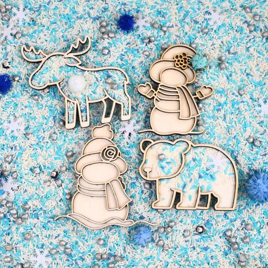 Your Little Family - Your Little Family - Houten Winter speelfiguren 4st - Playlaan