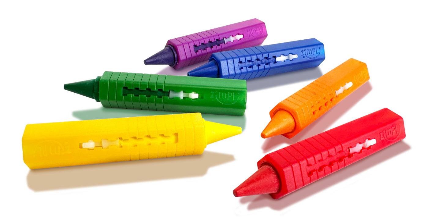Zimpli Kids - Zimpli Kids - Badkrijtjes 6 stuks badspeelgoed - Playlaan