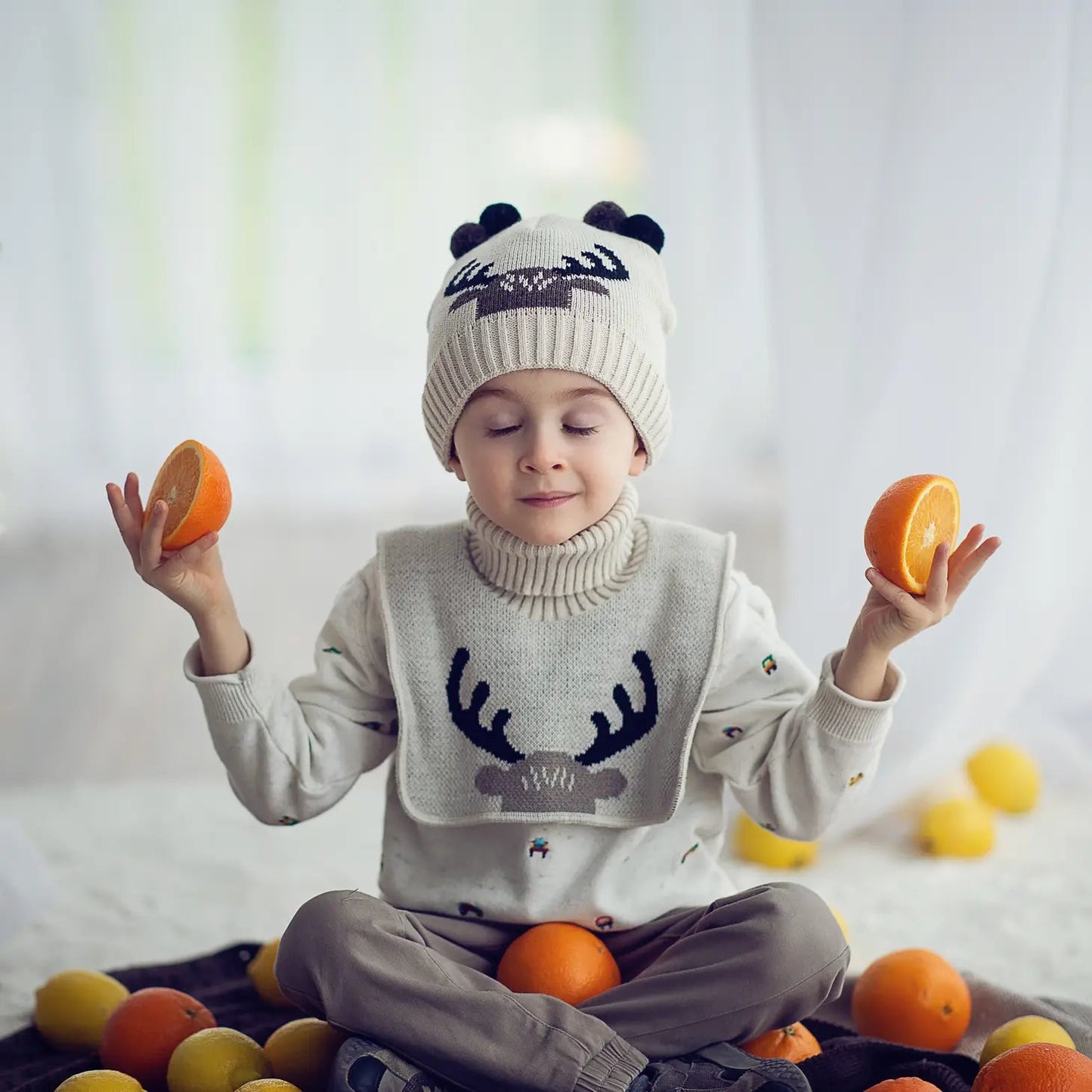 Ander - Merino Wool Blanket Adelasia - Soft and Warm Brown plaid - Playlaan