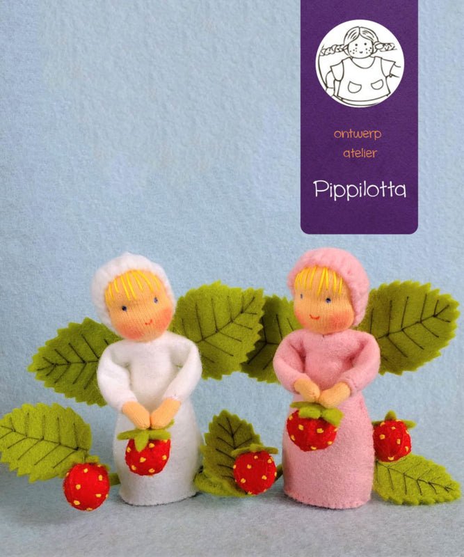 Atelier Pippilotta - Aardbeienzusjes - DIY Knutselpakket - Playlaan