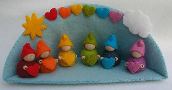 Atelier Pippilotta - Regenbooghuisje - DIY Knutselpakket - Playlaan