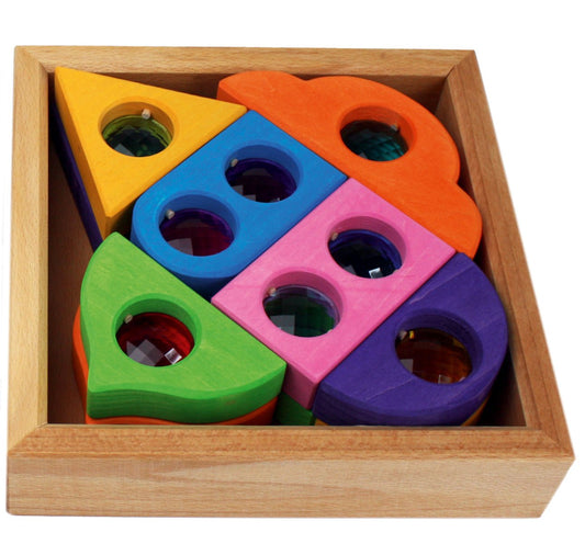Bauspiel - Fairytale Window colorend 12 parts - Playlaan