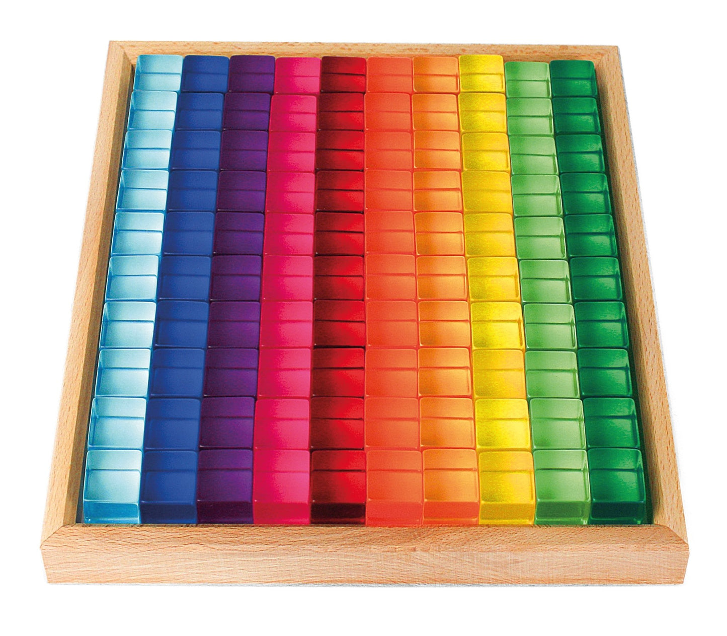 Bauspiel - Lucent Cubes 100 pieces - Playlaan