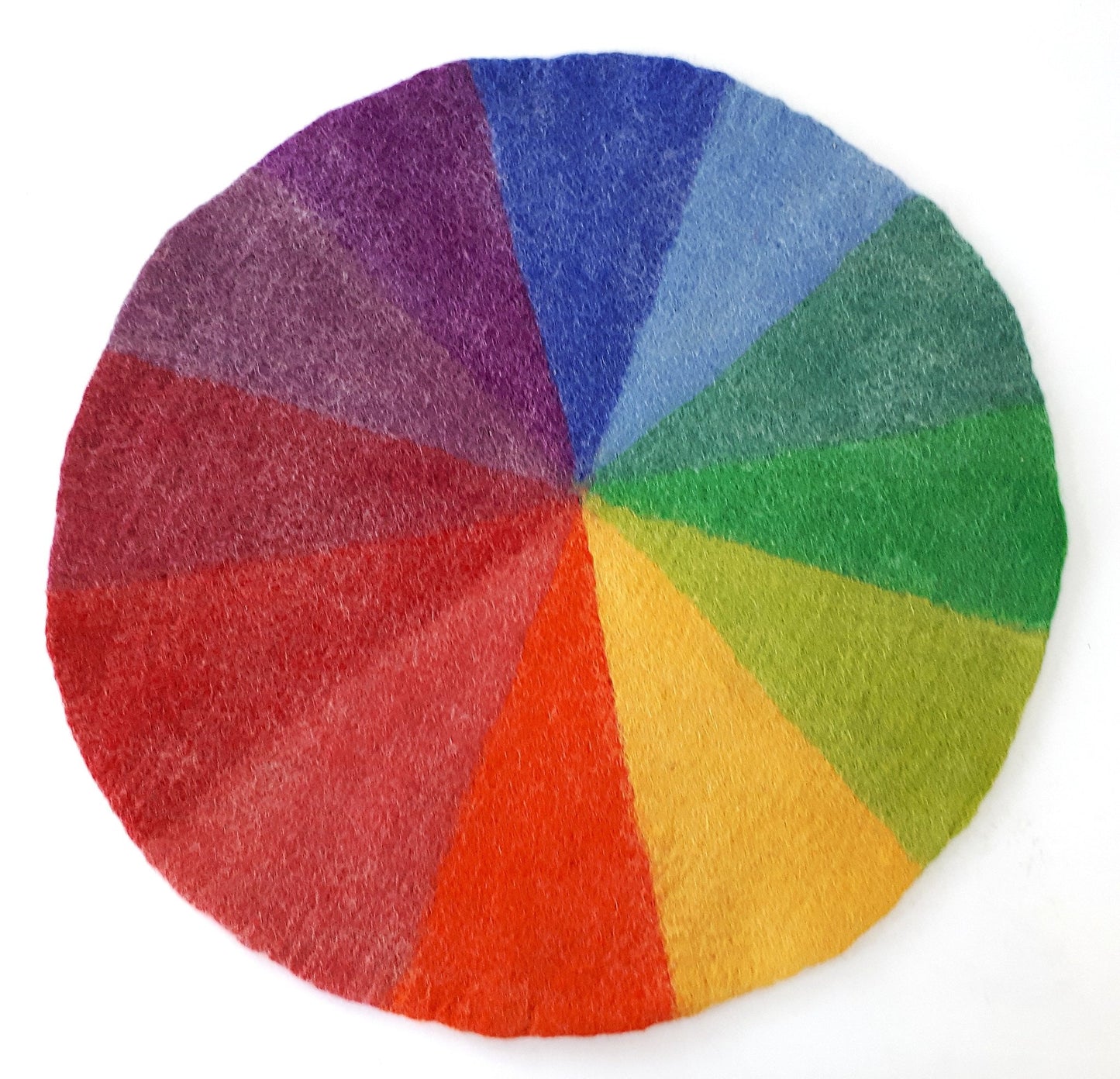 Bauspiel - Regenboog kleed van wolvilt 50 cm - Playlaan