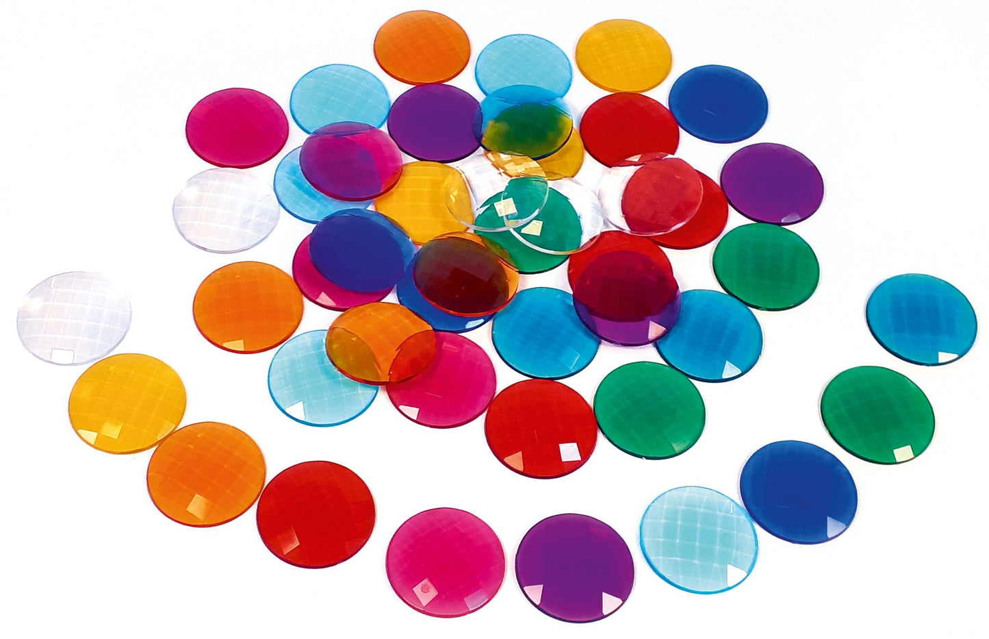 Bauspiel - Sparkling Stones transparent 50 pieces - Playlaan