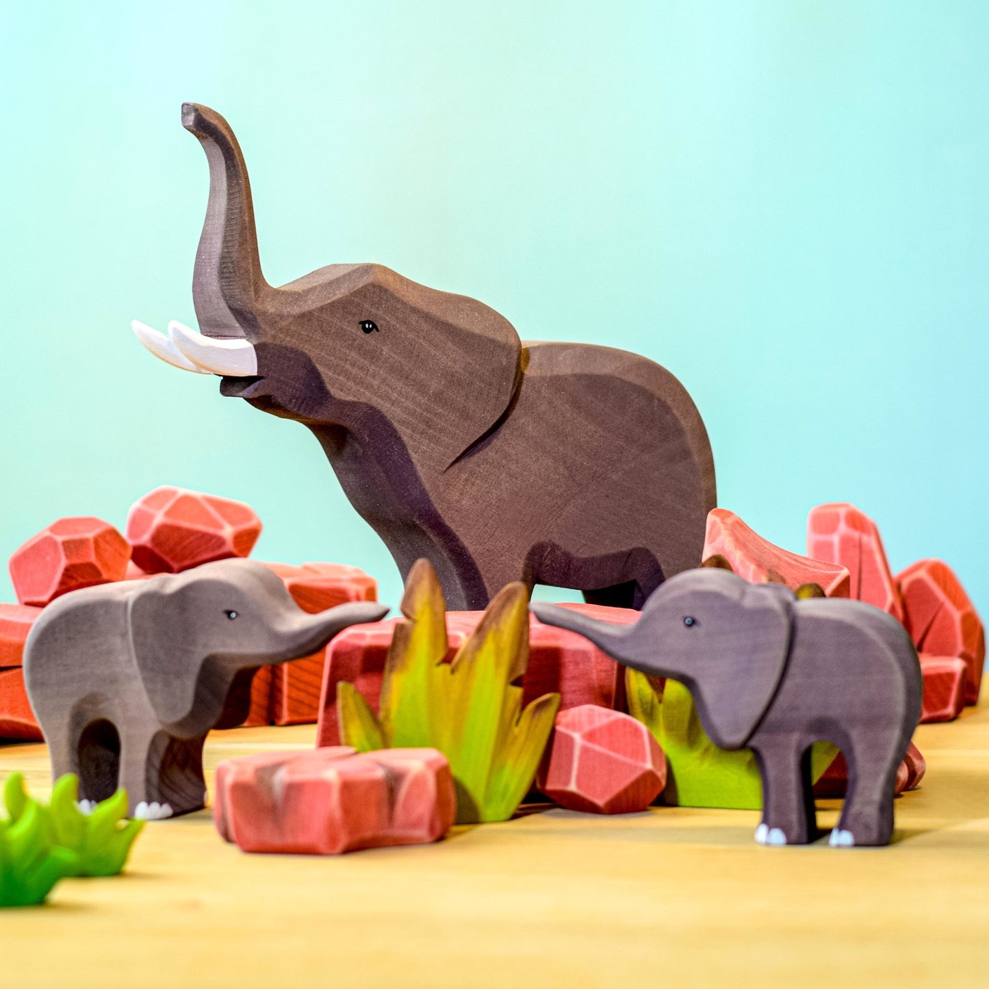 Bumbu Toys - Bumbi & Bimbi olifanten set - Playlaan