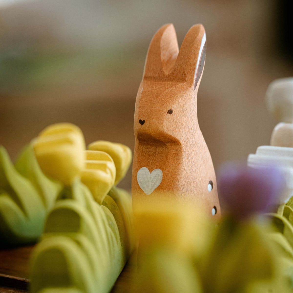 Bumbu Toys - Gras met gele bloemen groot - Playlaan