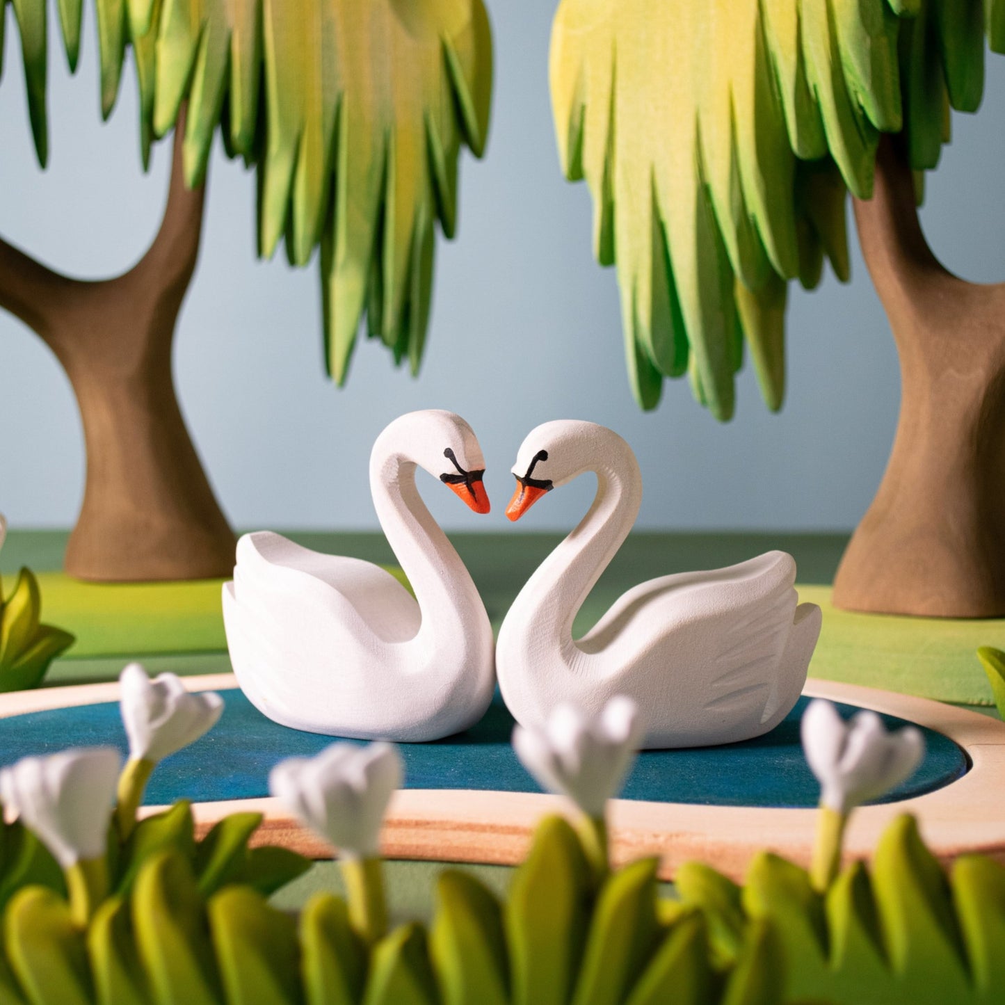 Bumbu Toys - Hart meer en zwanen SET - Playlaan