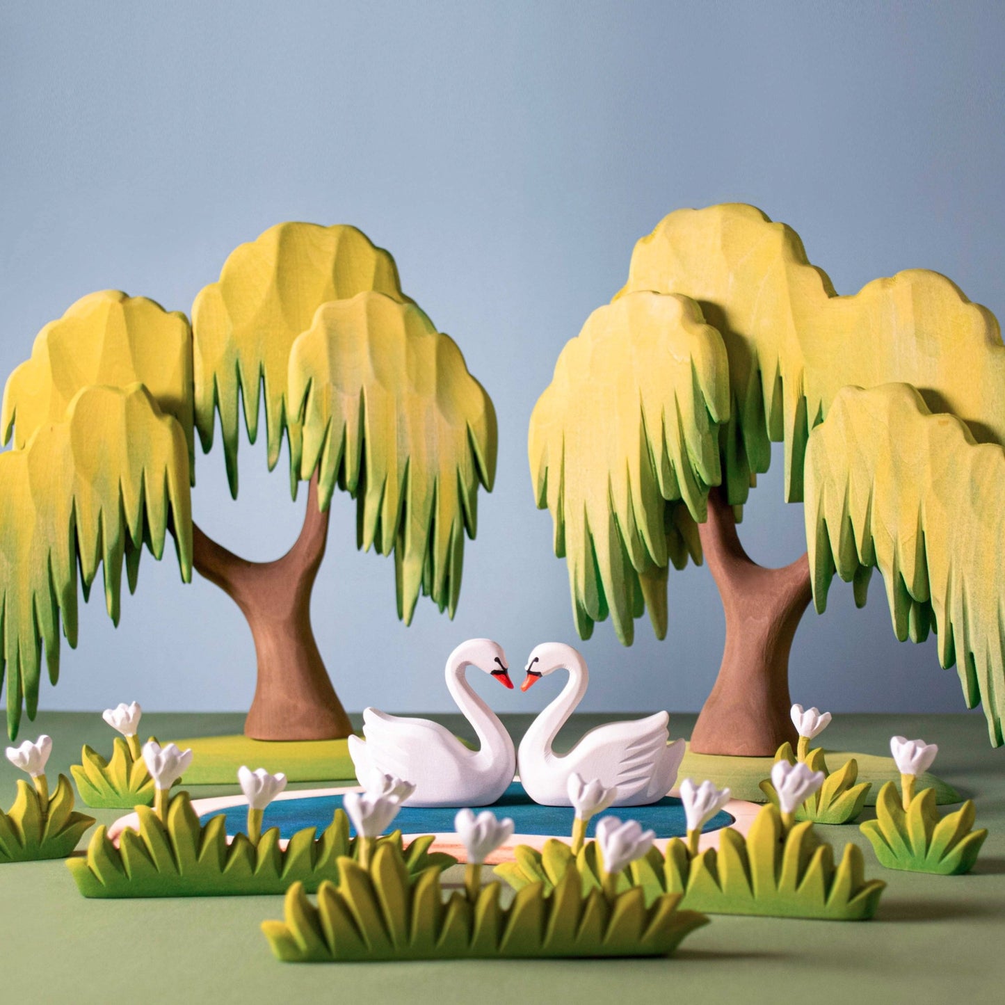 Bumbu Toys - Hart meer en zwanen SET - Playlaan