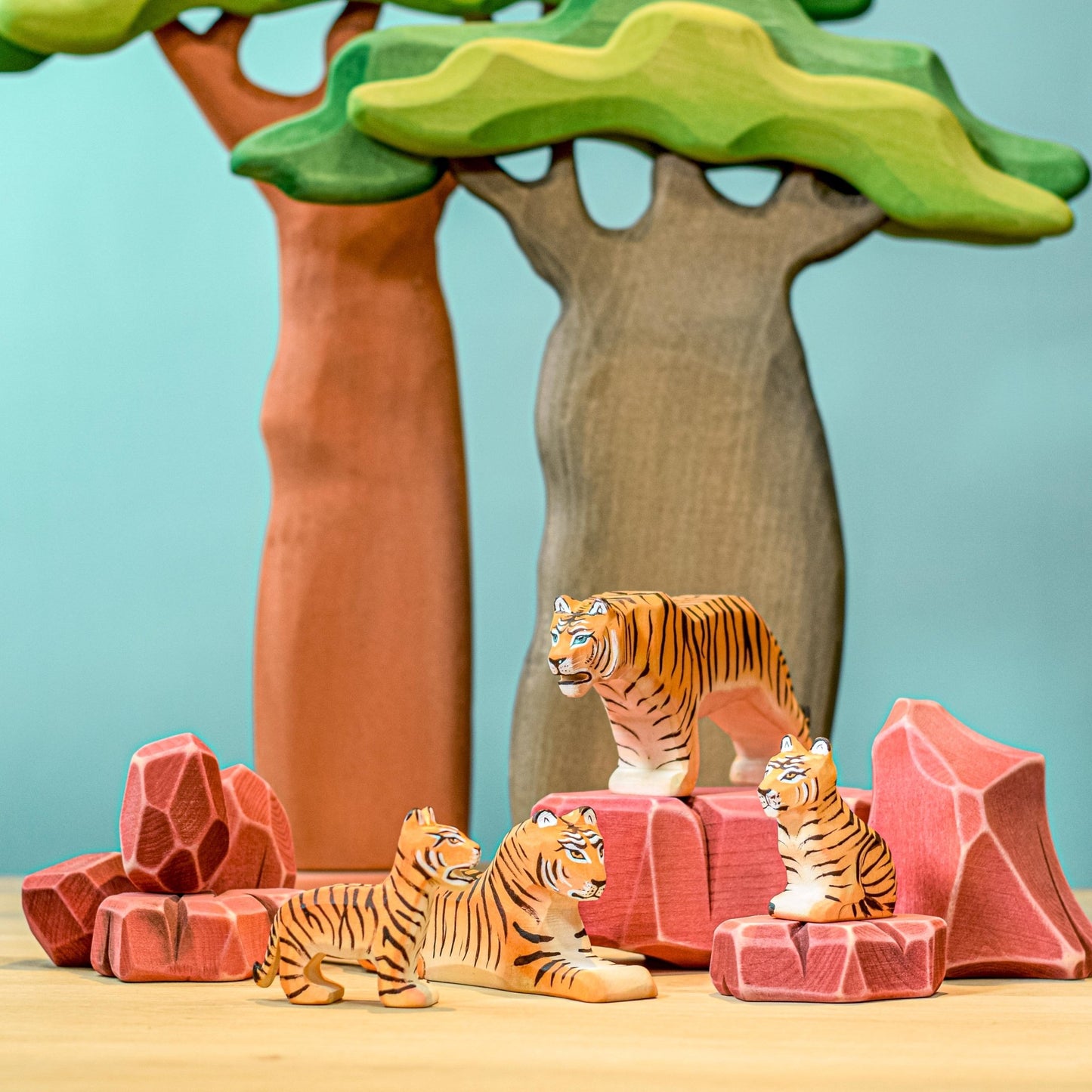 Bumbu Toys - Tijgers set - Playlaan