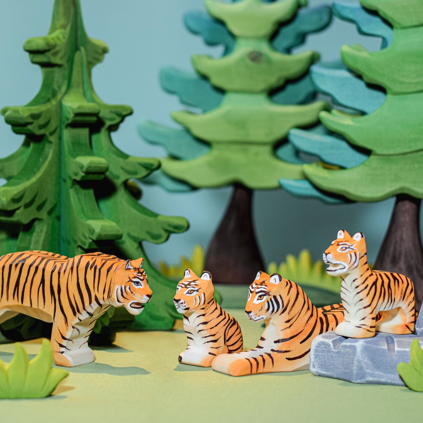 Bumbu Toys - Tijgers set - Playlaan