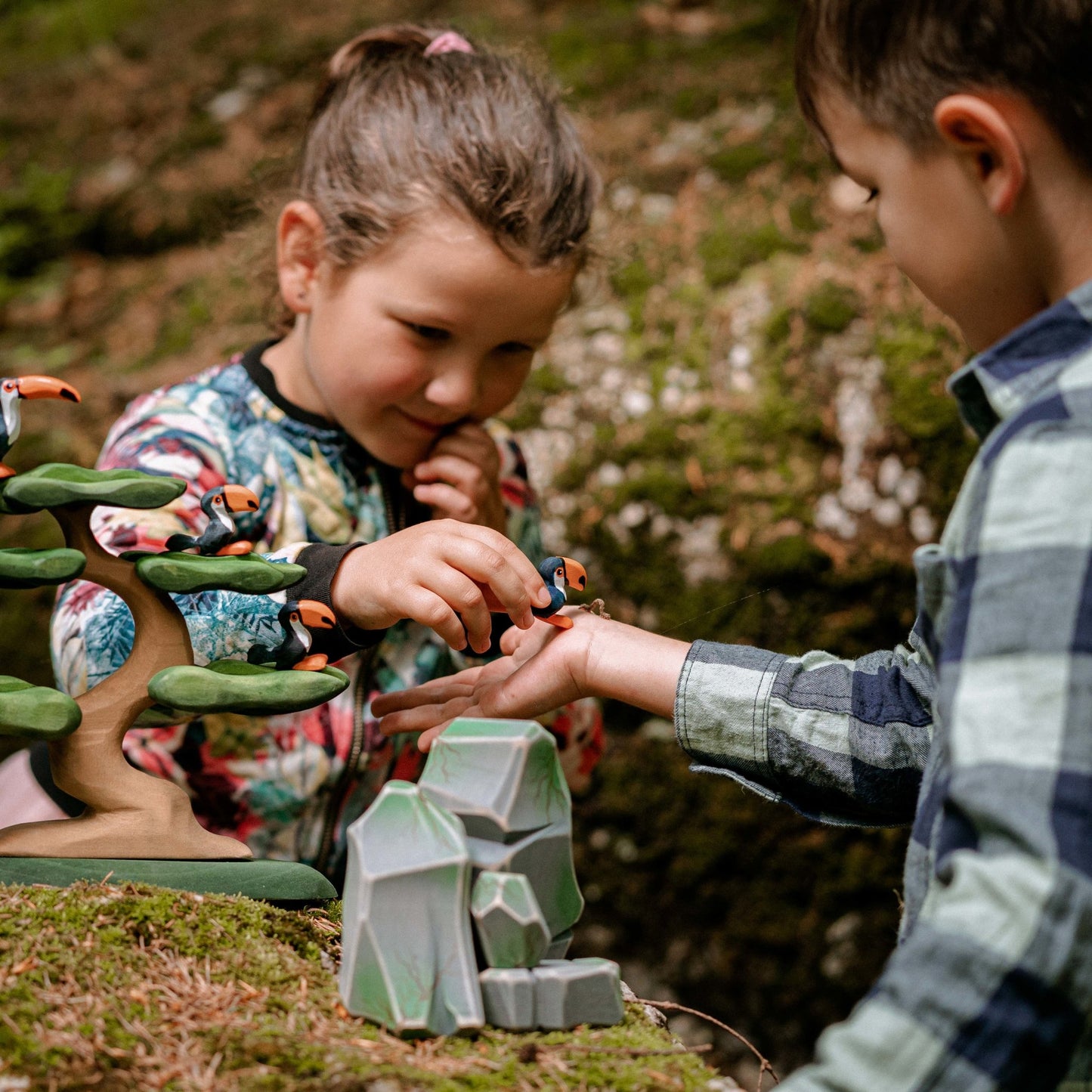 Bumbu Toys - Toekan familie set - Playlaan