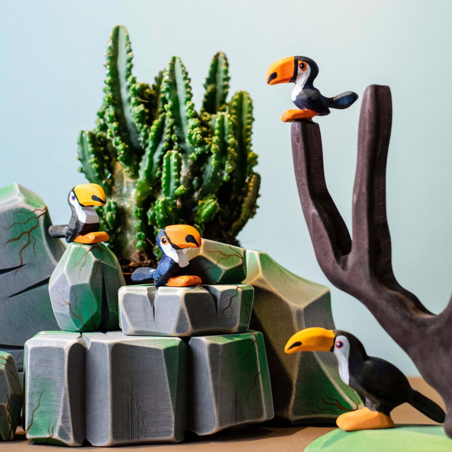 Bumbu Toys - Toekan familie set - Playlaan