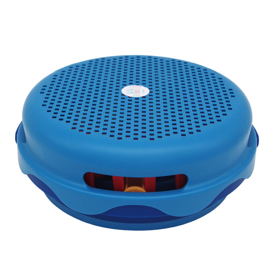 CompacToys - Opvouwbare strandset 7 delig - blauw - Playlaan