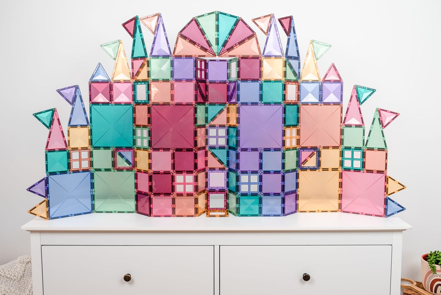 Connetix - Pastel Magnetische Tegels Creative Pack set 120st - Playlaan