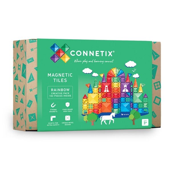 Connetix - Rainbow Creative Pack - Magnetische Tegels set 102st - Playlaan