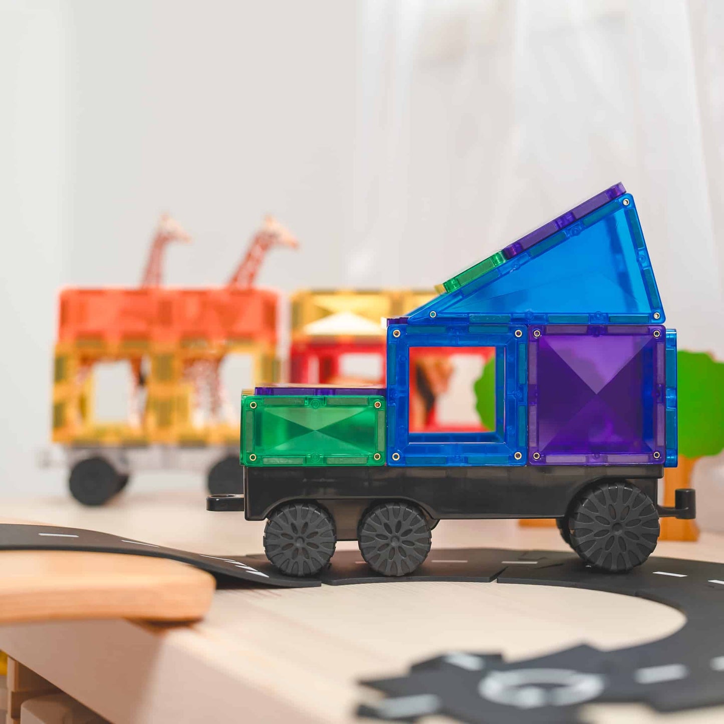 Connetix - Rainbow Transport Pack set van 50 stuks - Playlaan