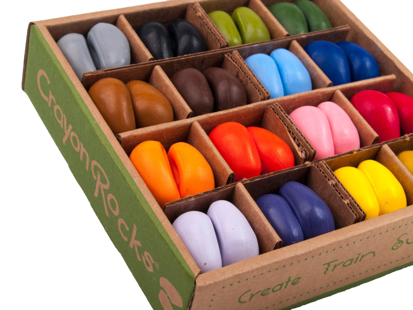 Crayon Rocks - Just Rocks In A Box - 16 Kleuren - 64 Krijtjes - Playlaan