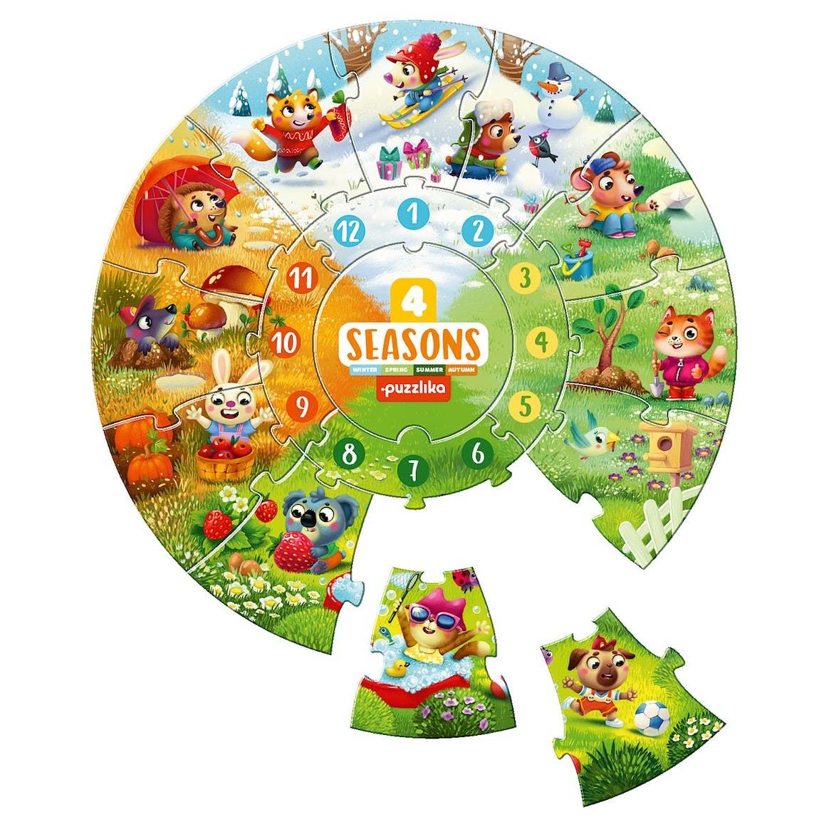 Cubika - Puzzles "4 Amazing Seasons" - Playlaan