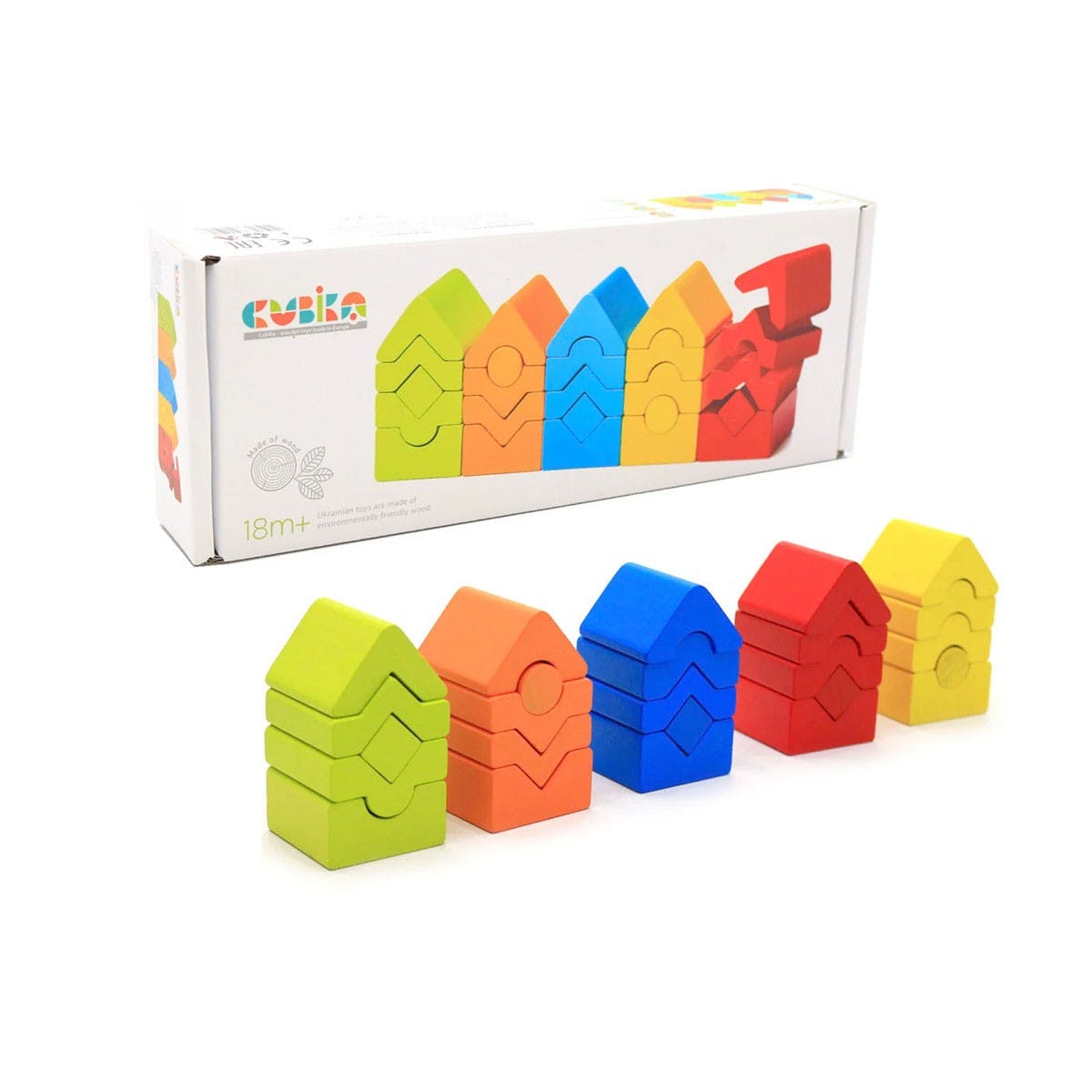 Cubika - Set of towers LD-13 - Playlaan