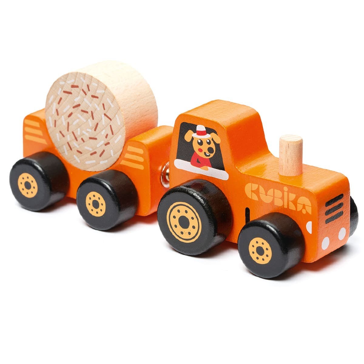 Cubika - Wooden toy "Tractor" - Playlaan