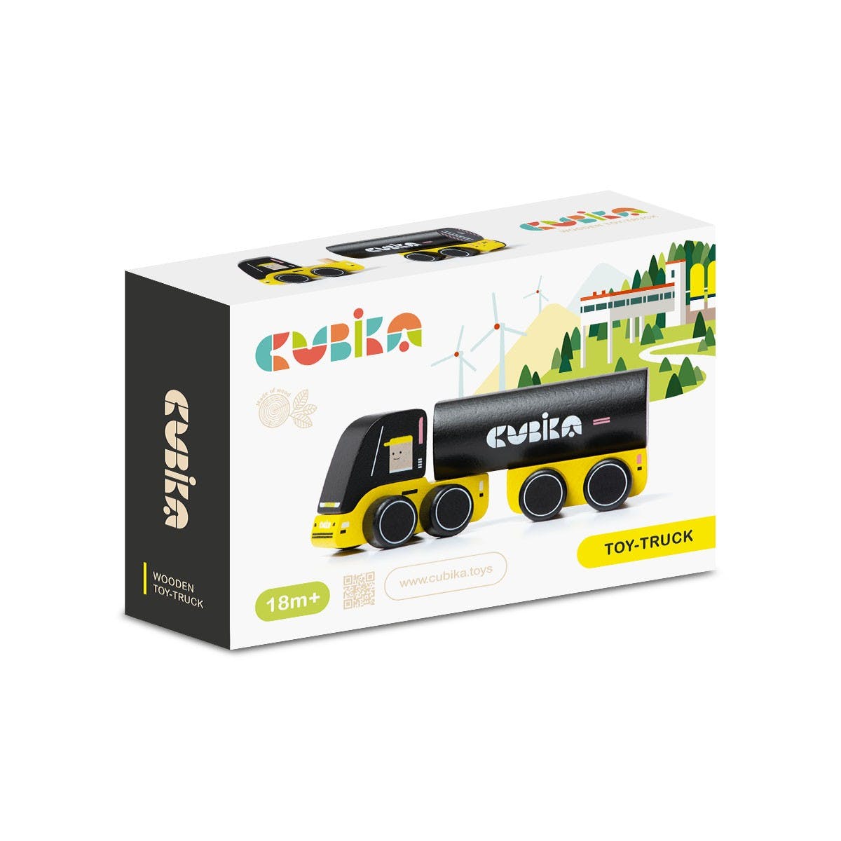 Cubika - Wooden toy-truck "Cubika 1" - Playlaan