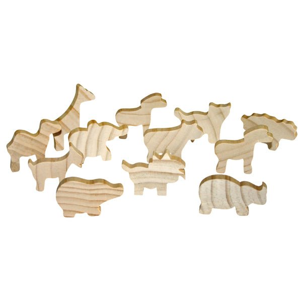 Eduplay - Houten Dieren 12 stuks - Playlaan