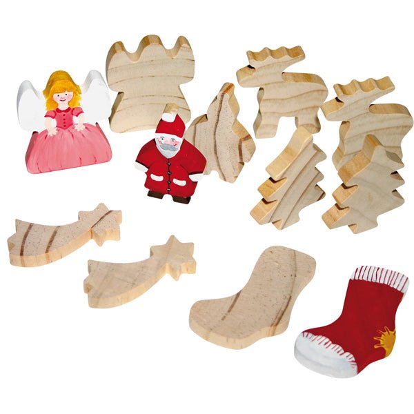 Eduplay - Houten Kerstfiguren set - Playlaan