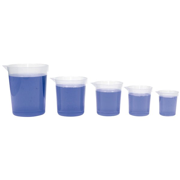 Eduplay - Maatbekers set van 5 - 1000ml, 500ml, 300ml, 200ml 100,ml - Playlaan