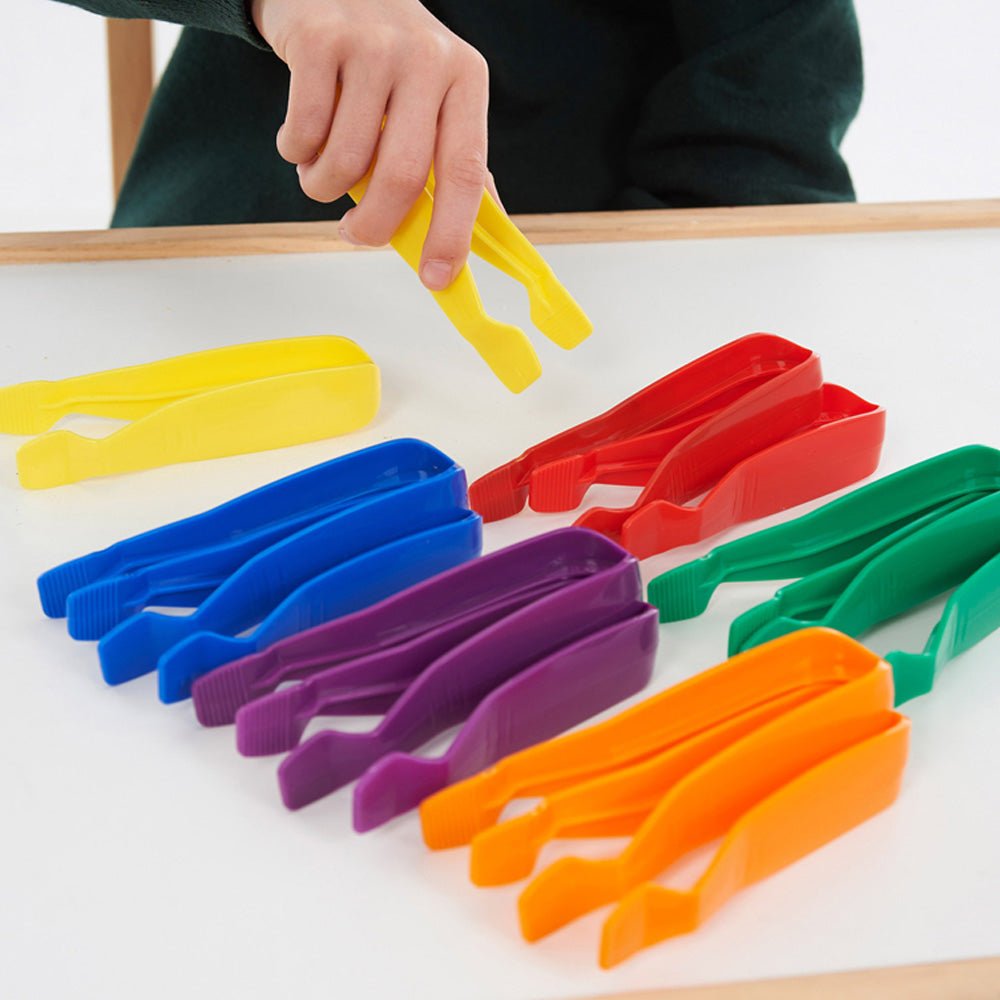 Edx Education - Jumbo Tweezers set van 12, in Jar - Playlaan