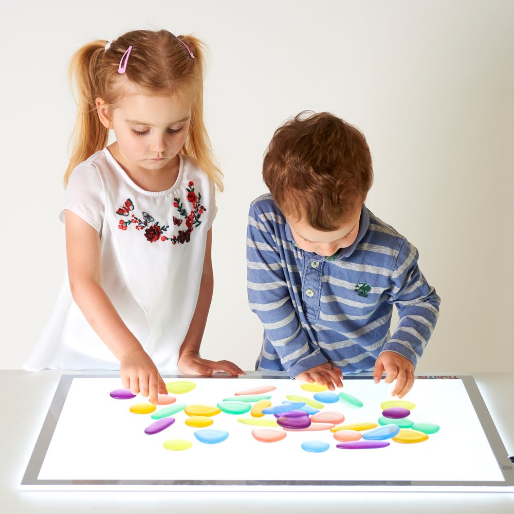 Edx Education - Translucent Junior Rainbow Pebbles - Playlaan