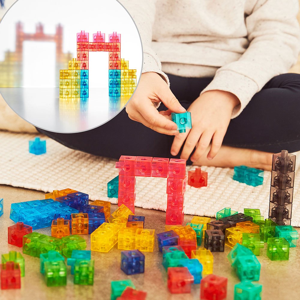Edx Education - Translucent Linking Cubes - Playlaan
