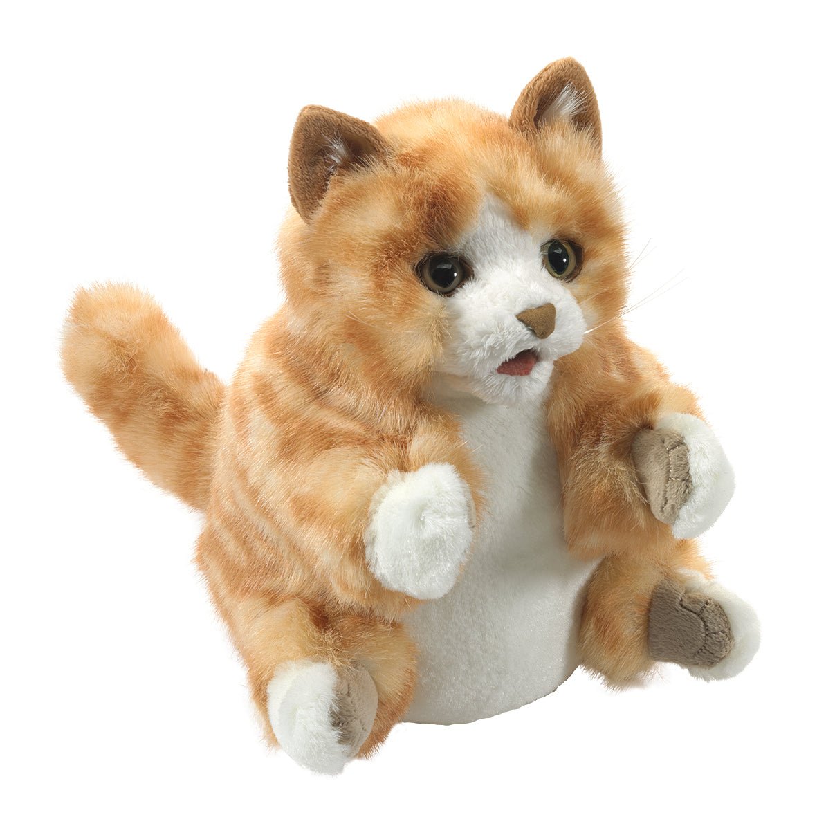 Folkmanis - Handpop - Oranje Tabby Katje - Playlaan