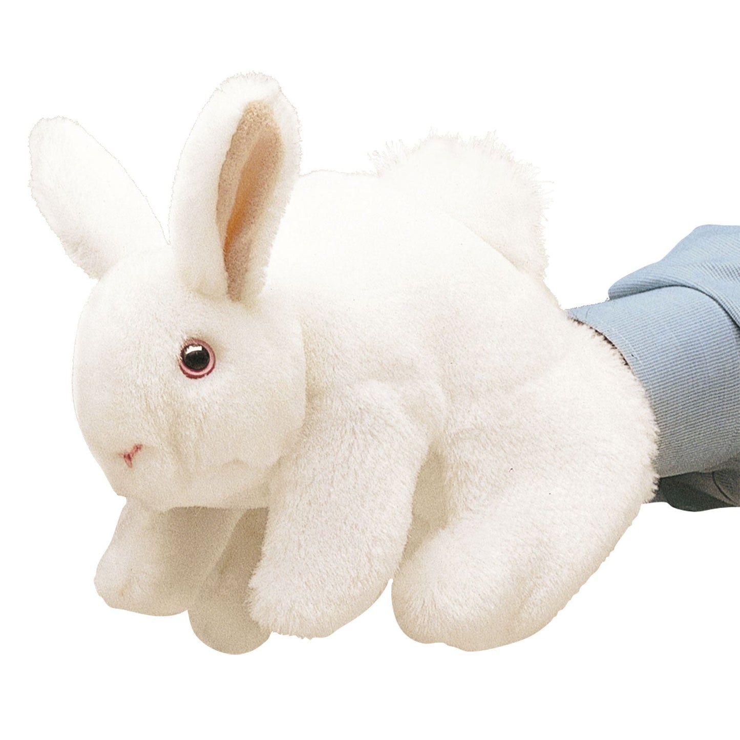 Folkmanis - Handpop - White Bunny Rabbit - Playlaan