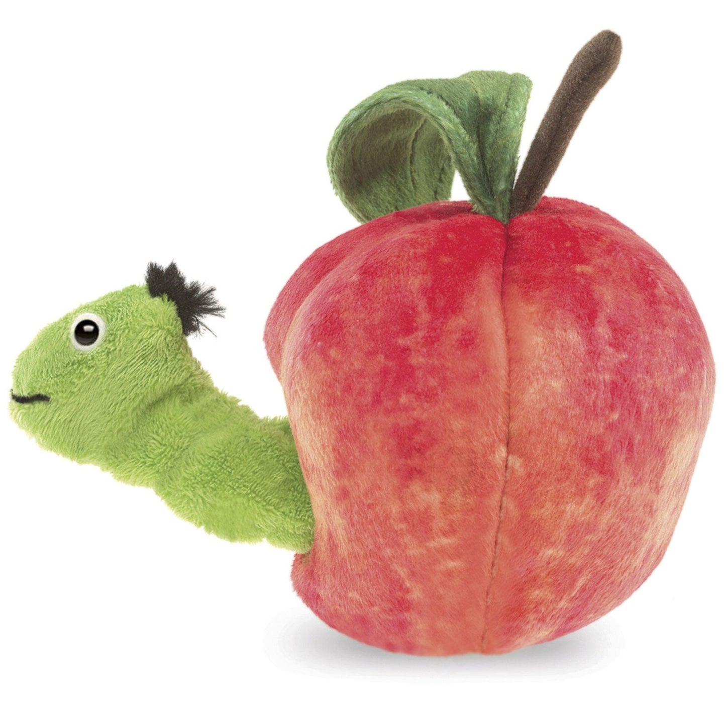 Folkmanis - Handpop - Worm in Apple - Playlaan