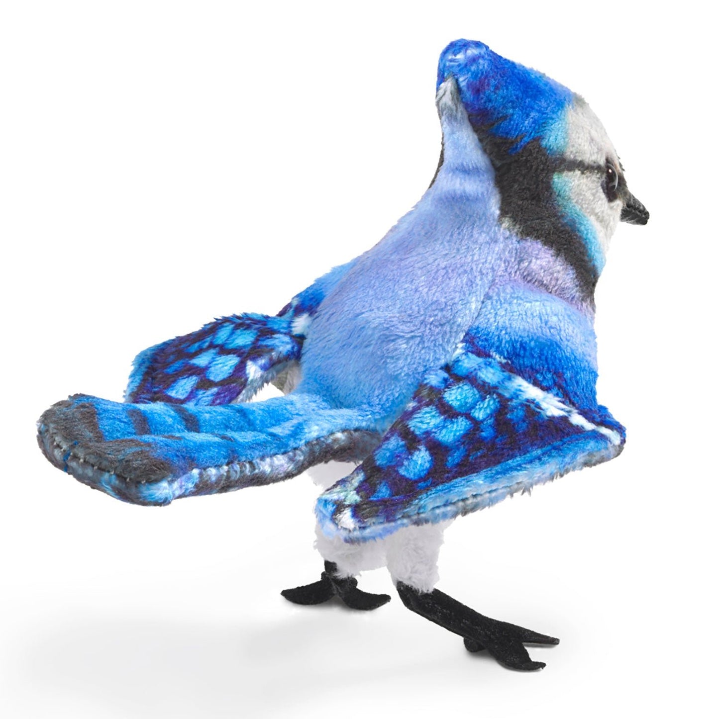 Folkmanis - Vinger poppetje - Mini Blue Jay - Playlaan