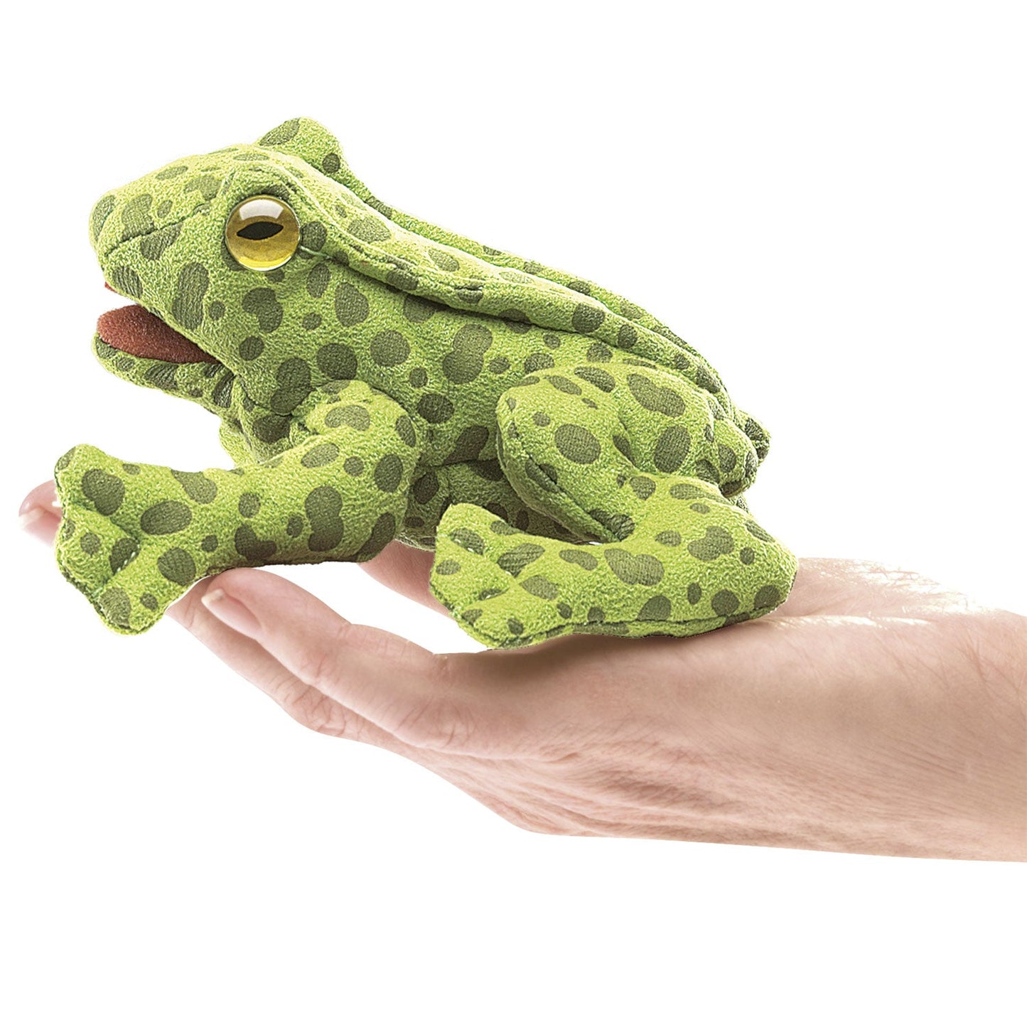 Folkmanis - Vinger poppetje - Mini Frog - Playlaan