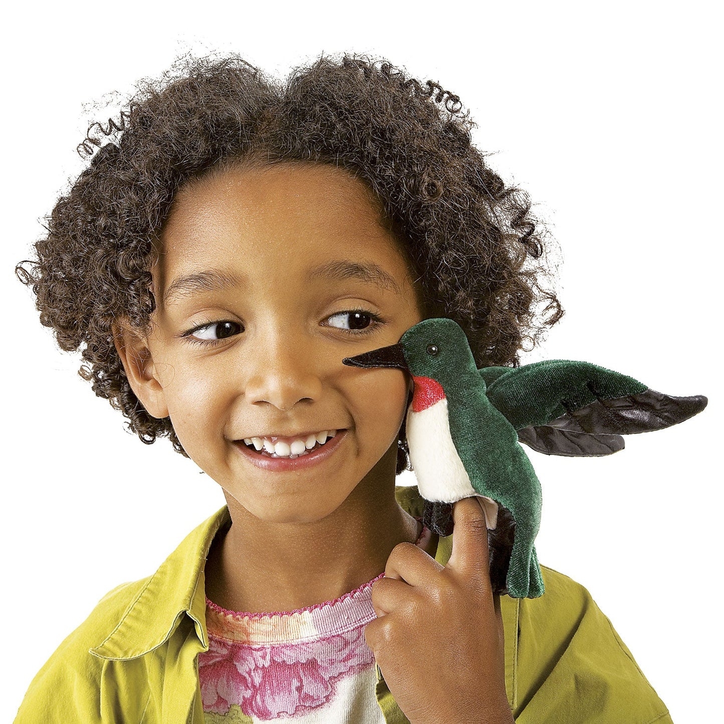 Folkmanis - Vinger poppetje - Mini Hummingbird - Playlaan