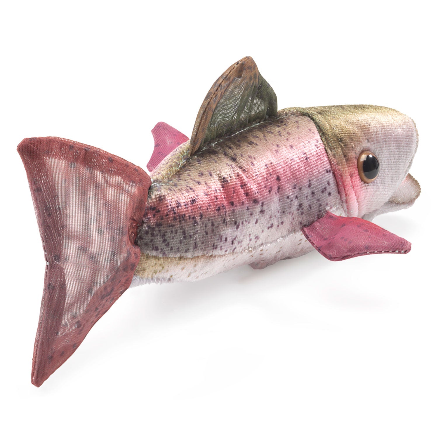 Folkmanis - Vinger poppetje - Mini Rainbow Trout - Playlaan