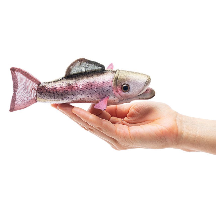 Folkmanis - Vinger poppetje - Mini Rainbow Trout - Playlaan