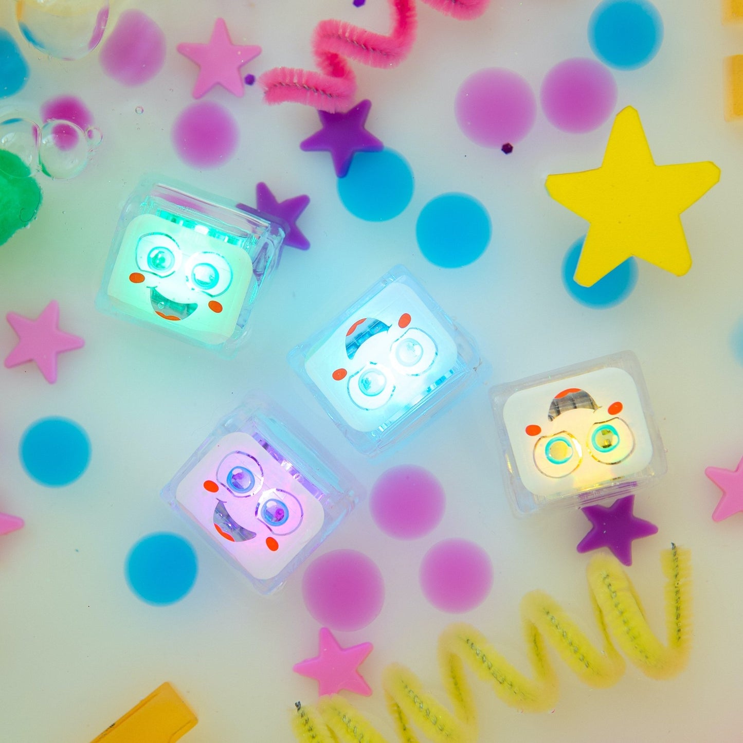 Glo Pals - Glo Pals Lichtkubussen - 4stuks Party - Playlaan