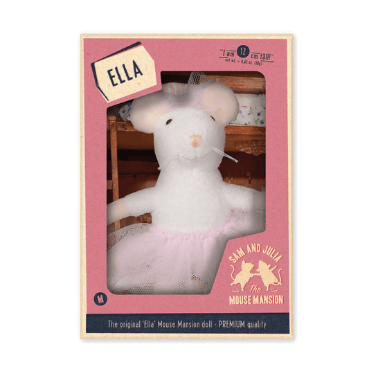 Het Muizenhuis - Kids Plush Toy - Mouse Ella (12Cm) - Playlaan