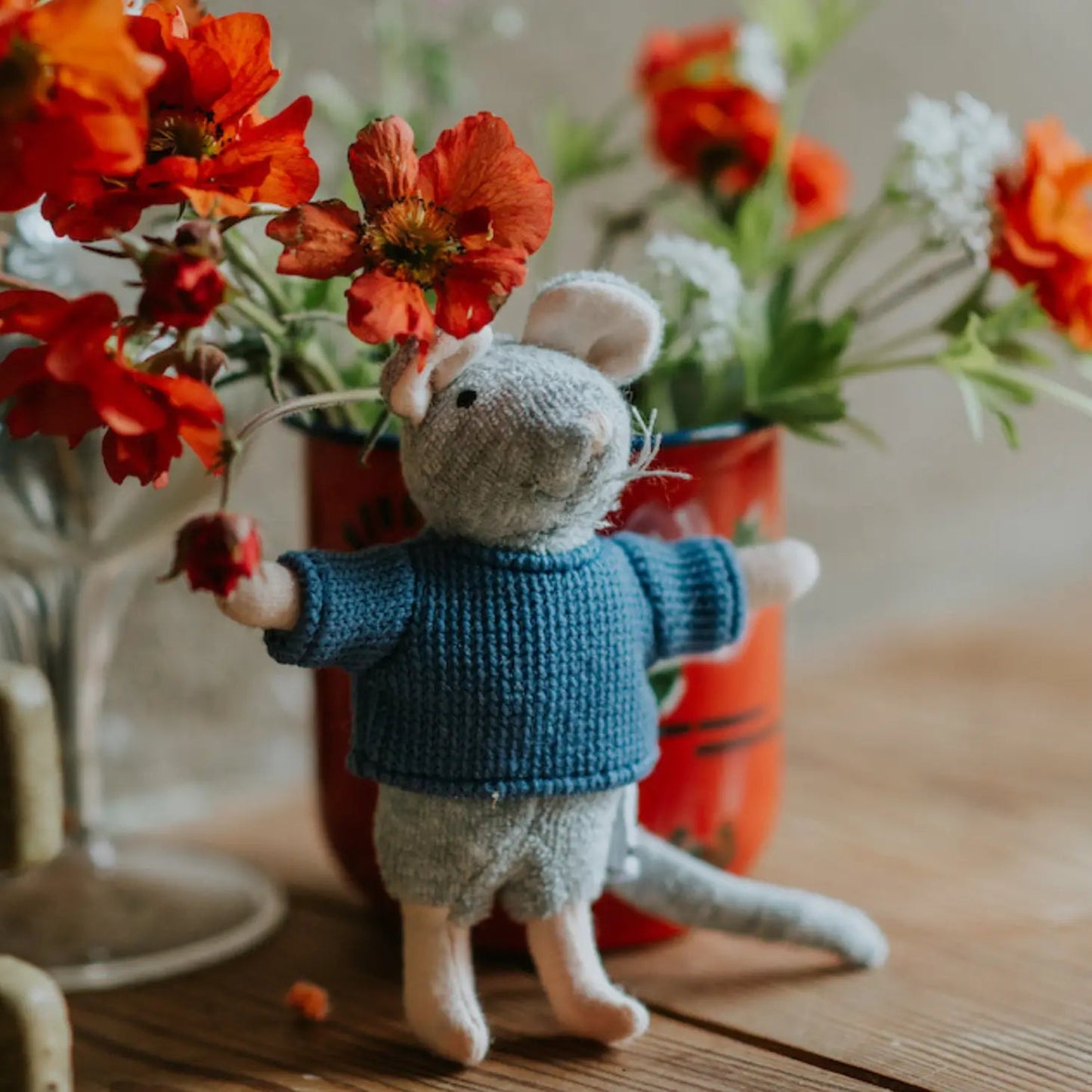Het Muizenhuis - Kids Plush Toy - Mouse Sam (12Cm) - Playlaan