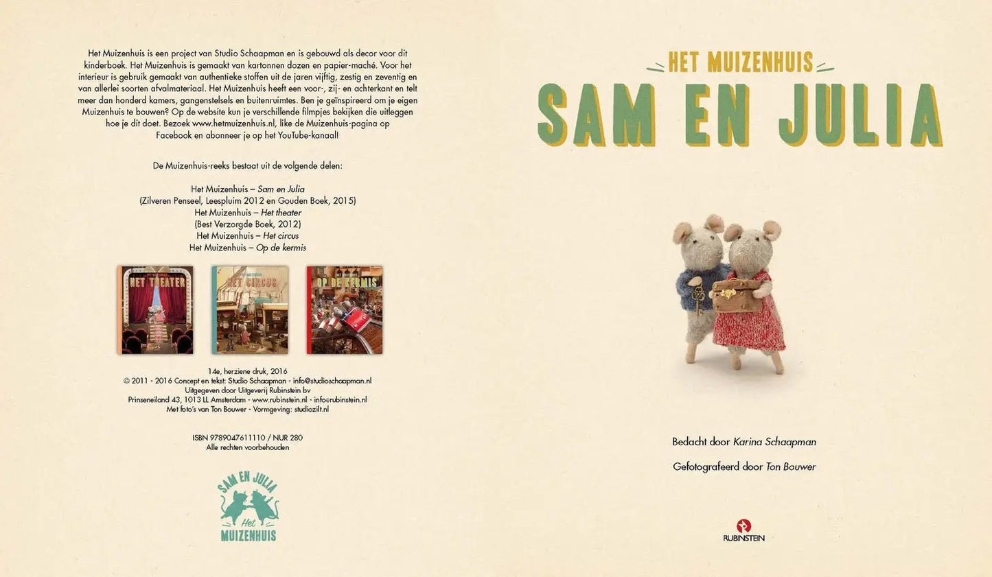 Het Muizenhuis - Kinderboek - Sam En Julia (Nederlands) - Het Muizenhuis - Playlaan