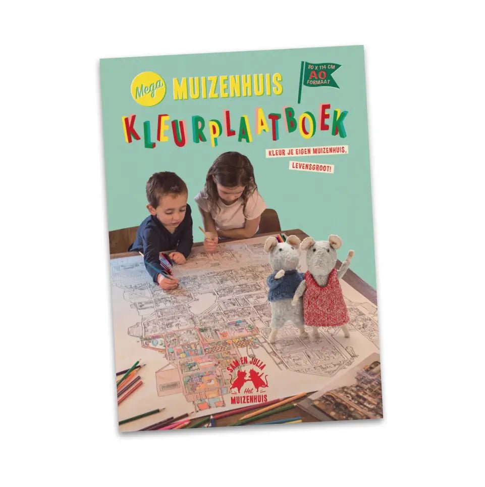 Het Muizenhuis - Mega Muizenhuis Kleurplaatboek - Playlaan