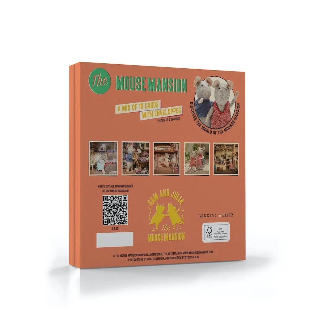 Het Muizenhuis - Postcard Set - Mix - The Mouse Mansion - Playlaan