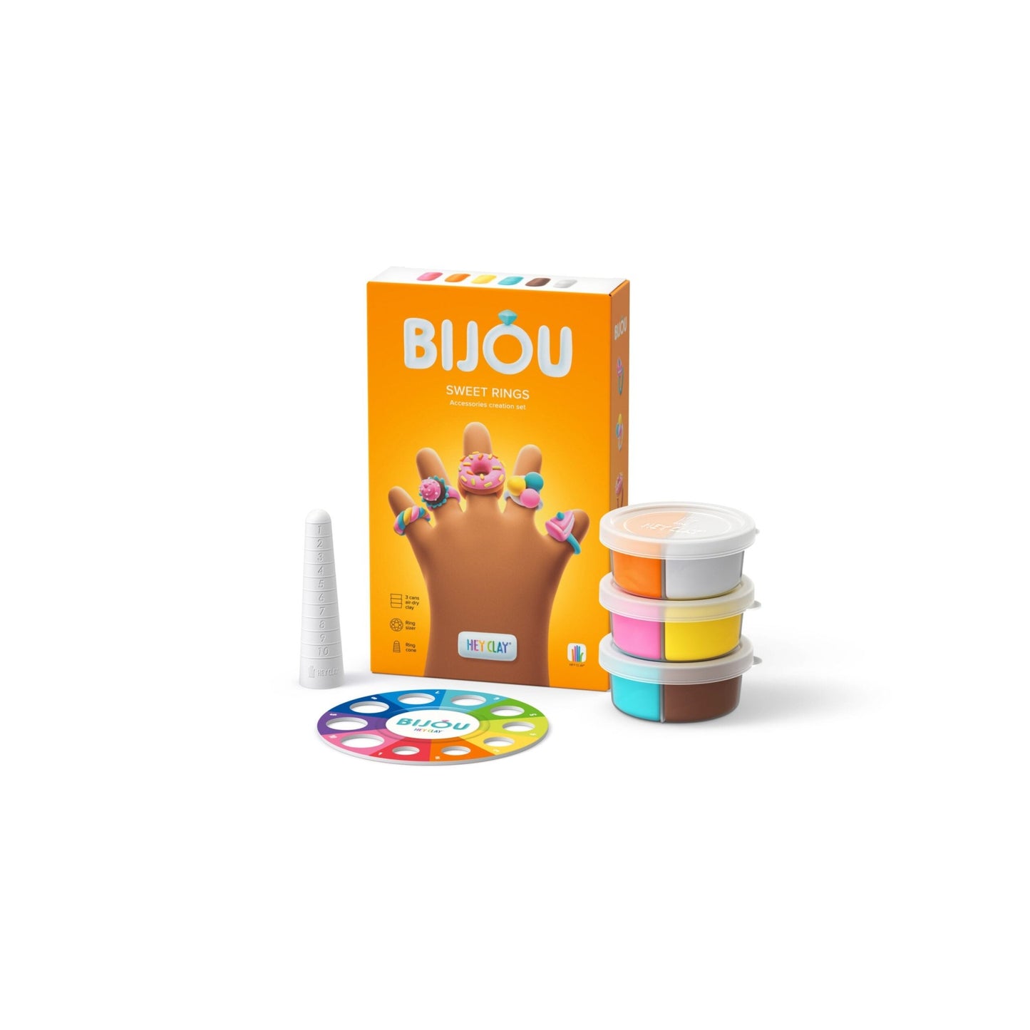 Hey Clay - Bijoux Rings - Snoepjes 3 cans - Playlaan